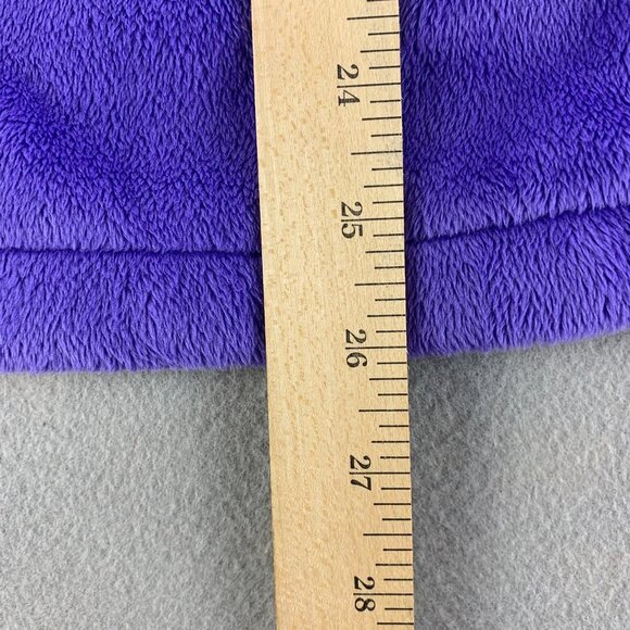 Fila Womens Fleece Jacket Large Purple Gray Full‎ Zip Pockets Polyester - Picture 7 of 11